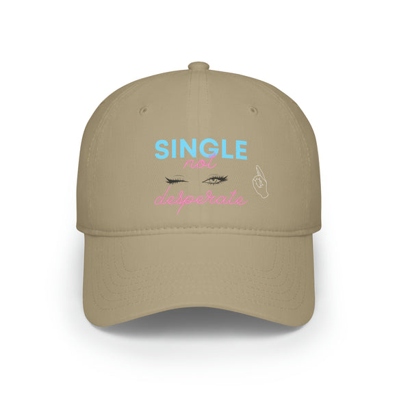 Single not Desperate Baseball Cap